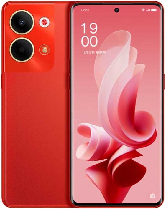 Смартфон OPPO Reno9 12 256 Гб, Красный, Dual nano-SIM детальное изображение - 1