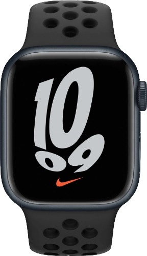 Умные часы Apple Watch Series 7 Aluminum Nike, 45 мм, Темная ночь детальное изображение - 2