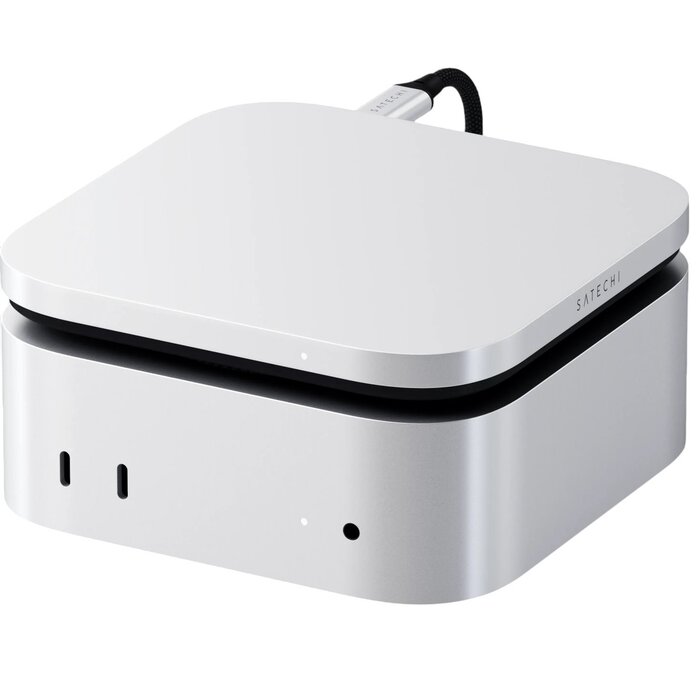 Внешний корпус для SSD M.2 Satechi USB4 Slim NVMe SSD Enclosure ST-EU4SNSS, Серебряный №3