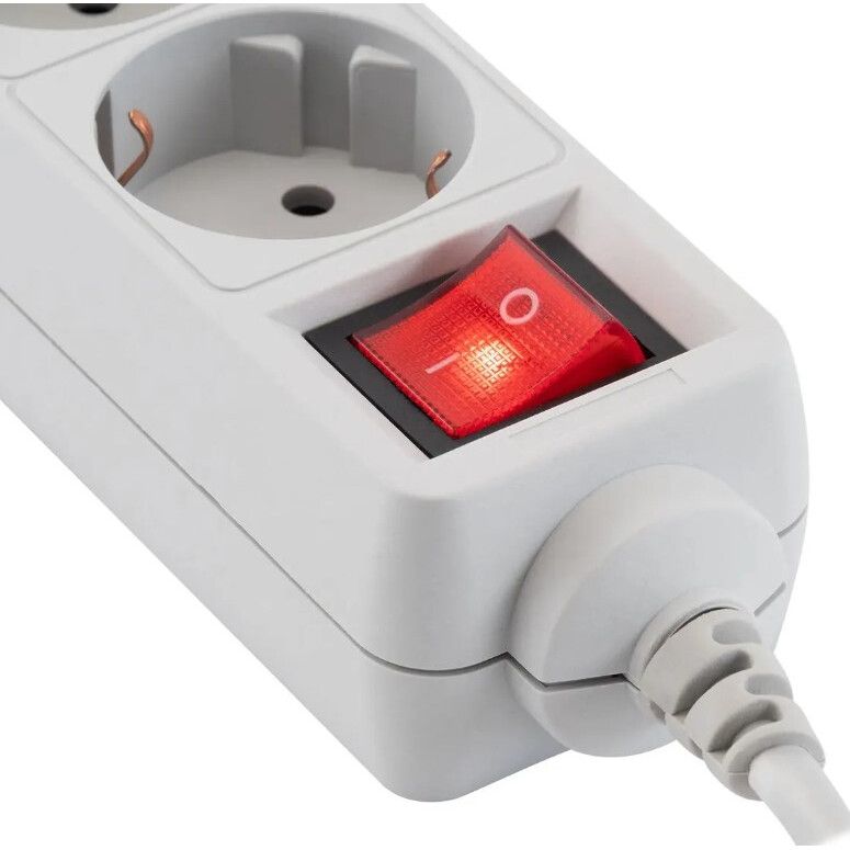 Сетевой фильтр PC PET AP01006-1.8-G, 1.8 м, Белый детальное изображение - 3