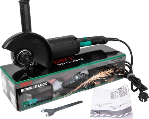 Угловая шлифовальная машина DWT WSP13-180 TQ, 180 мм, 8000 об/мин, 1300 Вт детальное изображение - 7