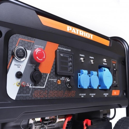 Генератор бензиновый PATRIOT GRA 8500 AWS 472102185, 8 кВт, Оранжевый детальное изображение - 8