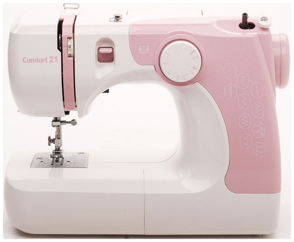 Швейная машина Dragonfly COMFORT 21, Белый/Розовый детальное изображение - 1
