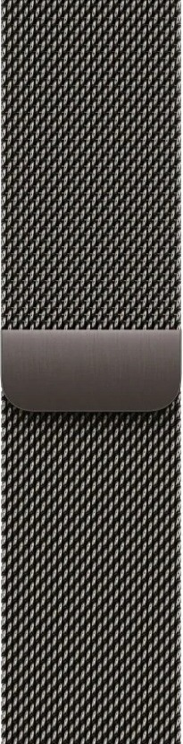 Умные часы Apple Watch Series 11 42 мм, Slate Titanium Case with Slate Milanese Loop, GPS + Cellular, Черный детальное изображение - 3