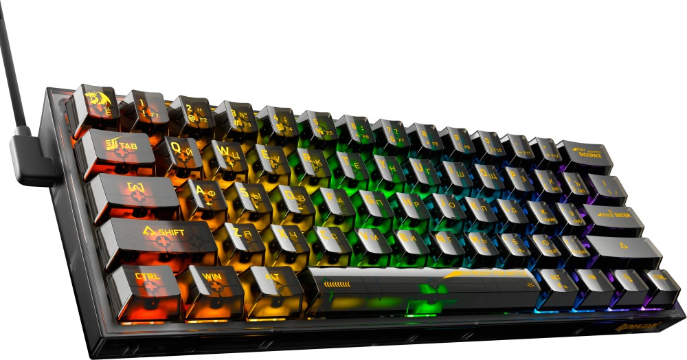 Клавиатура Redragon Fizz, 71737, Серый детальное изображение - 3