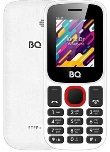 Мобильный телефон BQ 1848 Step+, 32 Мб, Белый/Красный, Dual mini-SIM детальное изображение - 1
