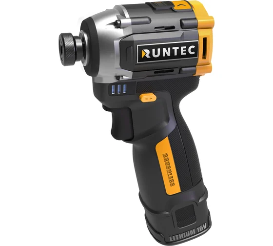 Аккумуляторная дрель-шуруповерт RUNTEC PRO RT-ED133, 18 В, 150 Нм, 2 А·ч детальное изображение - 1