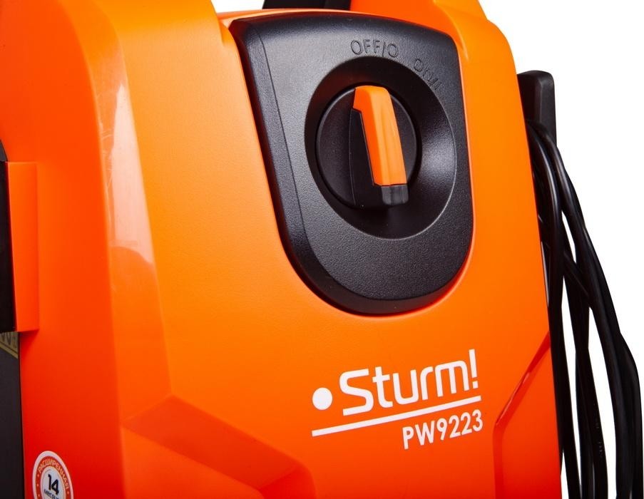 Мойка высокого давления Sturm PW 9223, 2.3 кВт, 165 бар, Оранжевый детальное изображение - 4