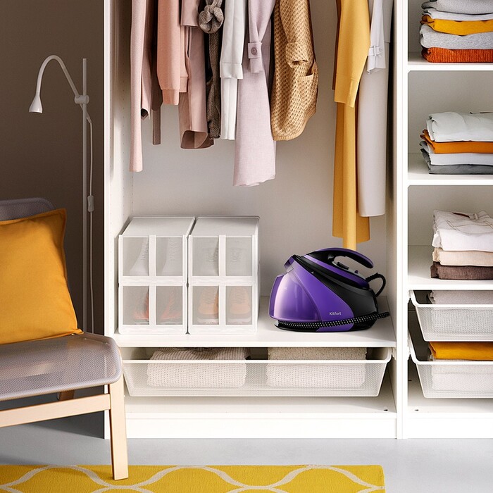 Утюг с парогенератором KITFORT KT-980, Фиолетовый №7