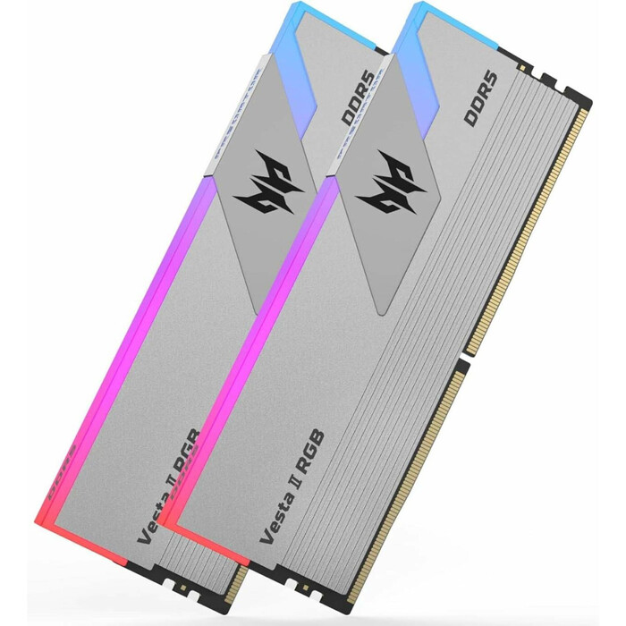 Оперативная память Acer Predator Vesta II Silver RGB DDR5 6000MHz, BL.9BWWR.653, 2x16 Гб KIT, 32 Гб №2
