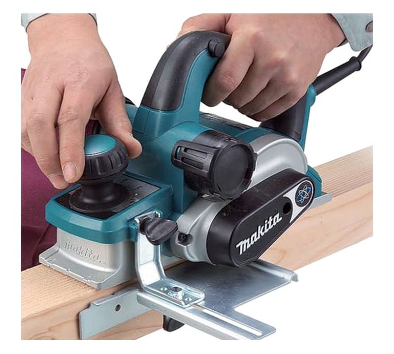 Электрический рубанок Makita KP 0810, 850 Вт,  Синий детальное изображение - 8