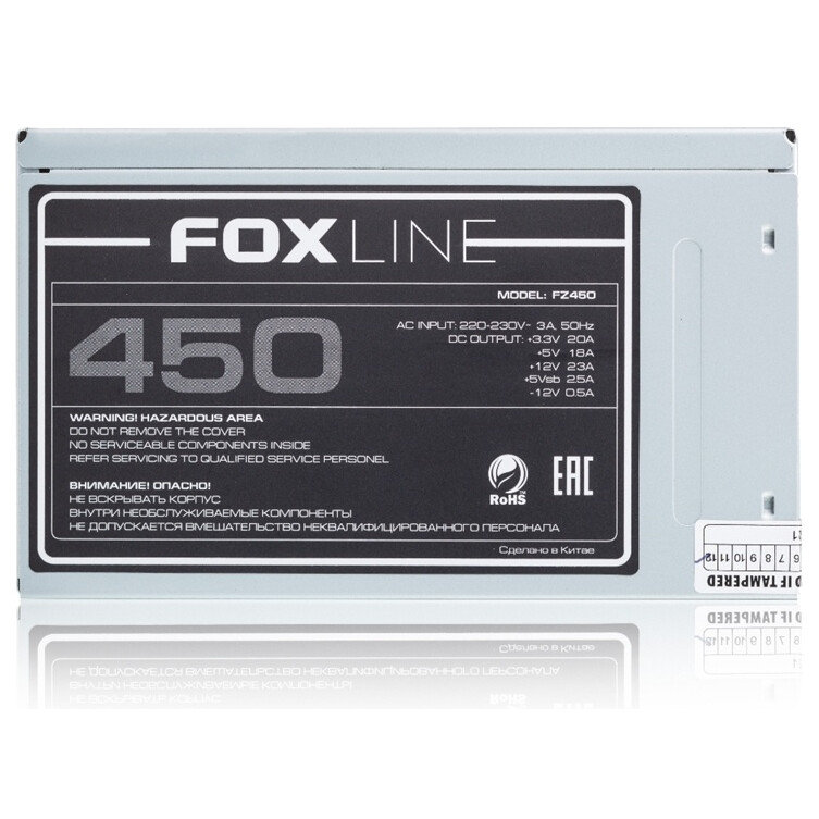 Блок питания Foxline FZ450, 450 Вт детальное изображение - 2