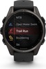 Смарт-часы Garmin Fenix 8 AMOLED Sapphire DLC, 43 мм, угольно-черный, пепельно-серый ремешок вариант - 8