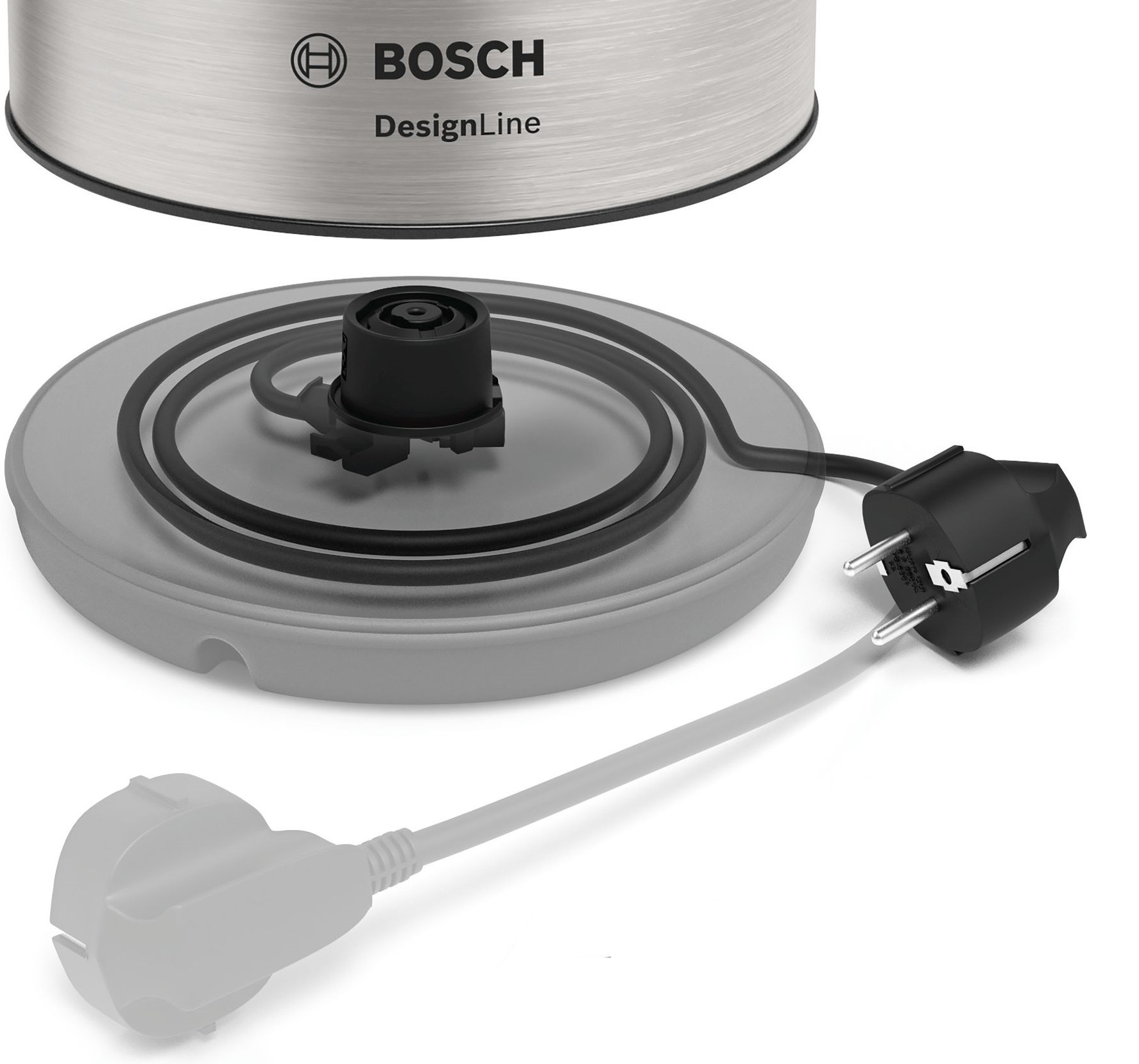 Электрочайник Bosch TWK 3P420 1.7 л, Серебристый детальное изображение - 7
