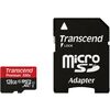 Карта памяти Transcend MicroSD + SD адаптер (TS128GUSDU1), 128 Гб вариант - 1