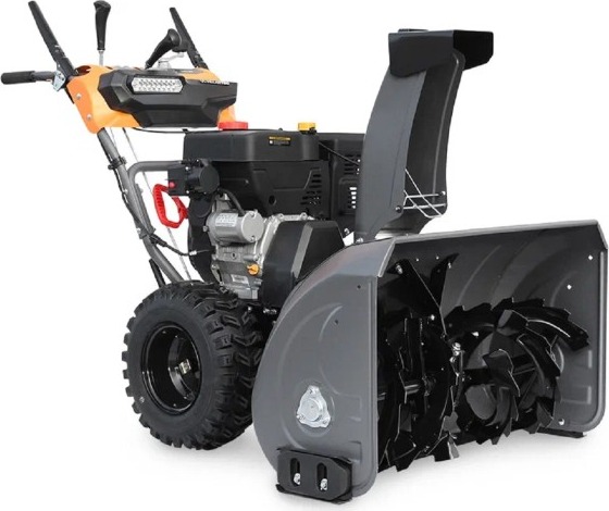 Снегоуборщик бензиновый VILLARTEC WB1387E, 13 л.с., 9500 Вт, Серый/Оранжевый детальное изображение - 5