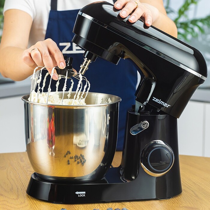 Планетарный миксер Zelmer ZKR1300B, Черный №12