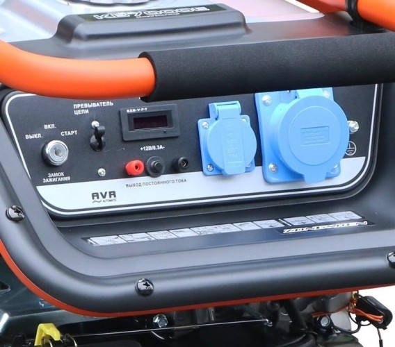 Генератор бензиновый ZONGSHEN KB 7000 E 1T90DF703, 6 кВт, Оранжевый детальное изображение - 2