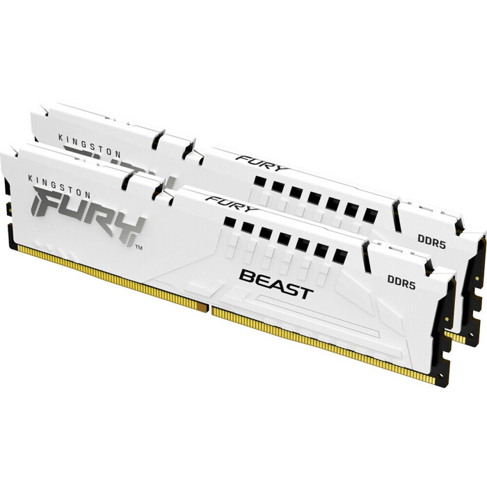 Оперативная память Kingston Fury Beast White DDR5 6000MHz, KF560C30BWK2-64, 2x32 Гб KIT, 64 Гб №2