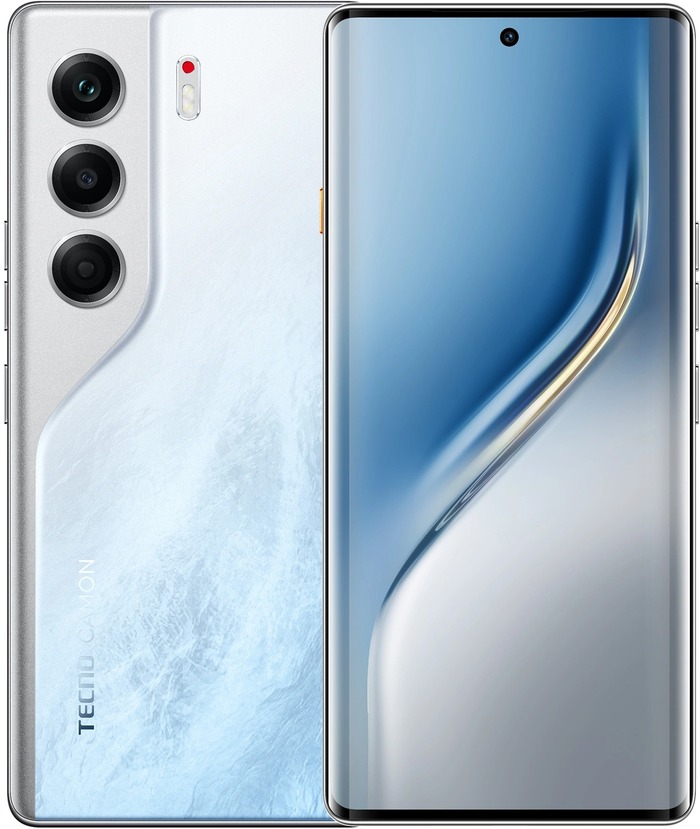 Смартфон Tecno CAMON 40 Pro 5G 12/256, Ледяной белый, Dual nano-SIM №1