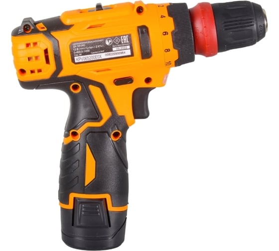 Аккумуляторная дрель-шуруповерт Вихрь ДА-12Л-2КC, 72/14/33, 12 В, 30 Нм, 2 А·ч детальное изображение - 3