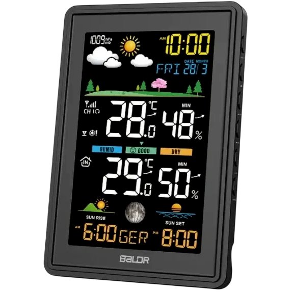 Метеостанция BALDR B0360WST2H2PR-V3, Черный детальное изображение - 4