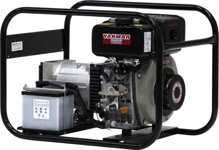 Генератор дизельный с воздушным охлаждением EUROPOWER EP 4000 DE 953010401, 3.6 кВт, Черный детальное изображение - 1