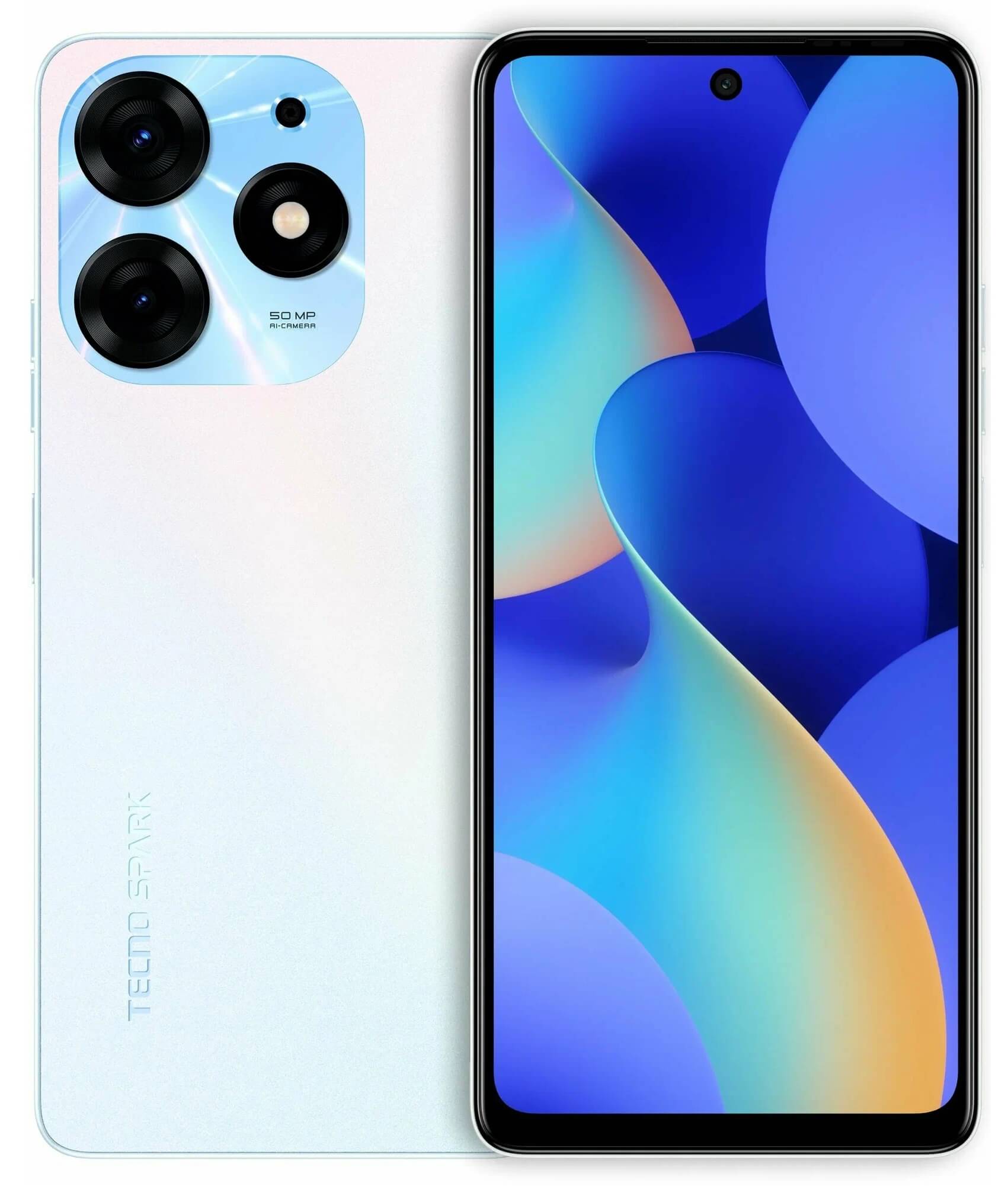 Смартфон Tecno Spark 10 Pro 128 ГБ, Pearl white, Dual nano SIM детальное изображение - 1