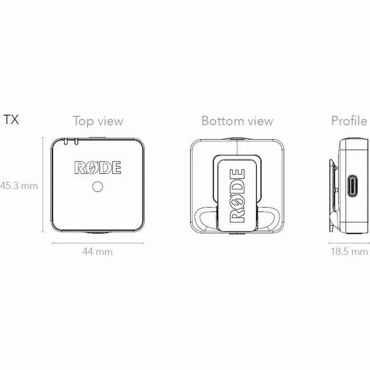 Радиосистема RODE Wireless GO, Черный детальное изображение - 5