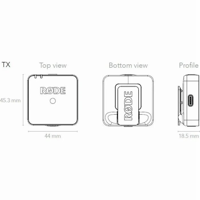 Радиосистема RODE Wireless GO, Черный №5