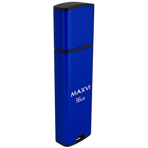 USB Flash накопитель MAXVI MP2 16 ГБ, синий детальное изображение - 2