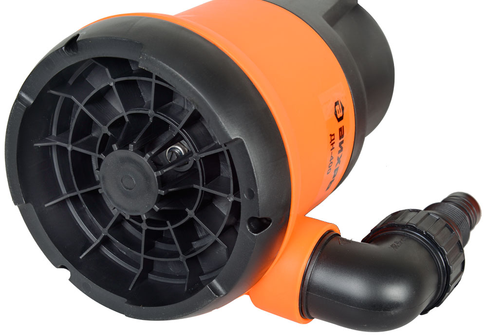 Насос Вихрь ДН-400 68/2/1, 188 л/мин, 32 мм, напор 8 м, d=32 мм, 400 Вт, Оранжевый детальное изображение - 2