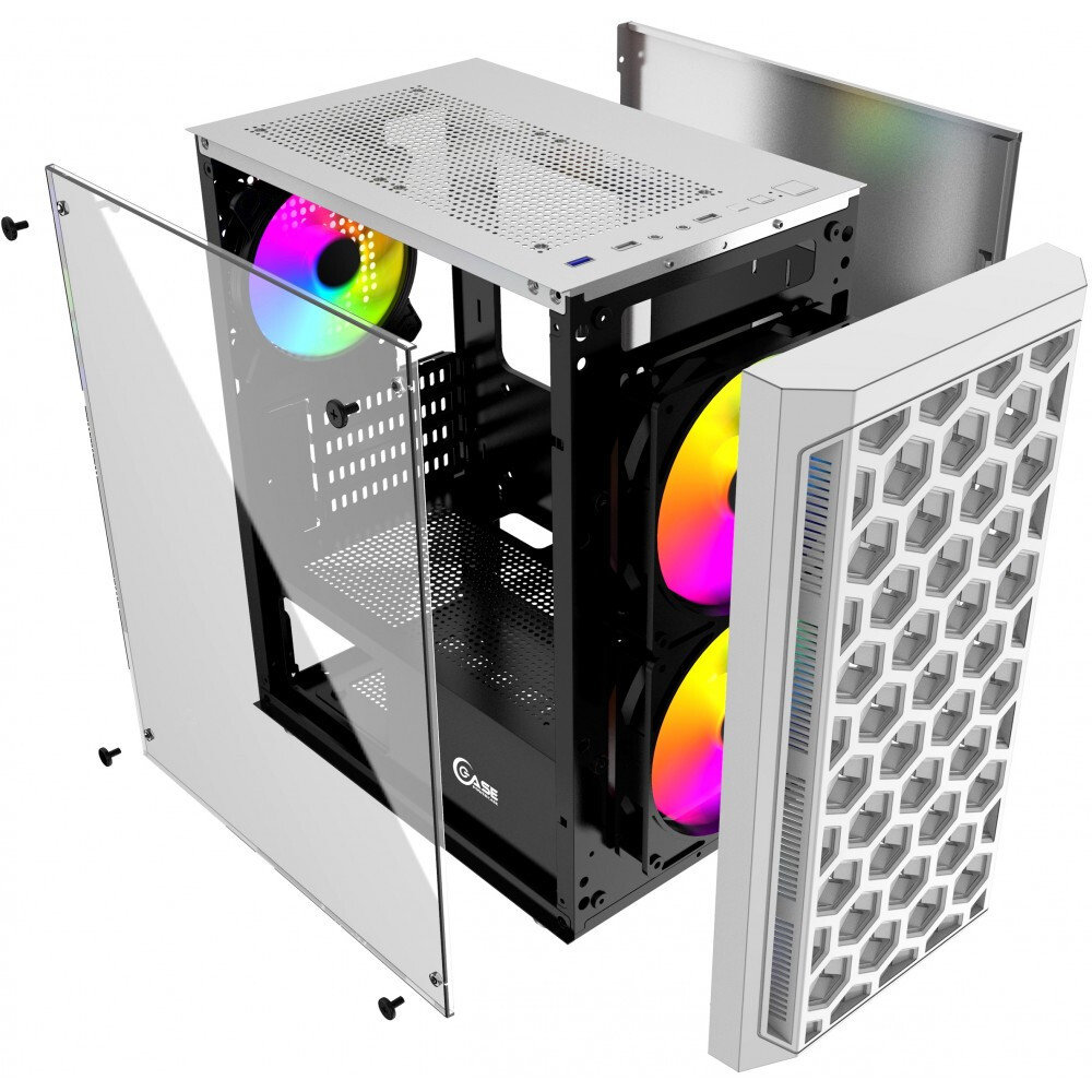 Корпус Powercase Mistral Micro T3W, Белый детальное изображение - 6
