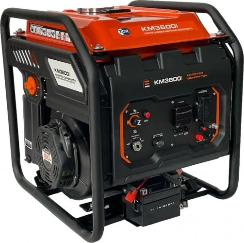 Генератор бензиновый TOR KM3600i 1025975, 3.6 кВт, Черный детальное изображение - 1