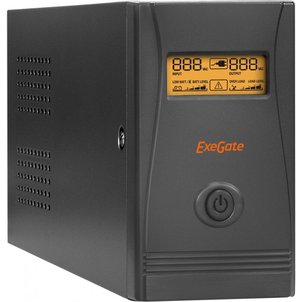 ИБП ExeGate Power Smart ULB-850 LCD (EURO,RJ,USB) детальное изображение - 1