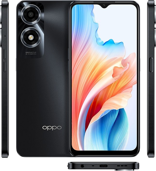 Смартфон OPPO A2x 128 Гб, RAM 12, Черный, Dual nano SIM детальное изображение - 2