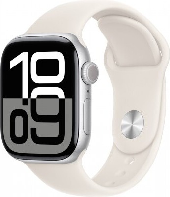 Смарт-часы Apple Watch Series 10 42 мм, Silver Aluminum Case with Starlight Sport Band детальное изображение - 1