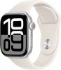 Смарт-часы Apple Watch Series 10 42 мм, Silver Aluminum Case with Starlight Sport Band вариант - 1