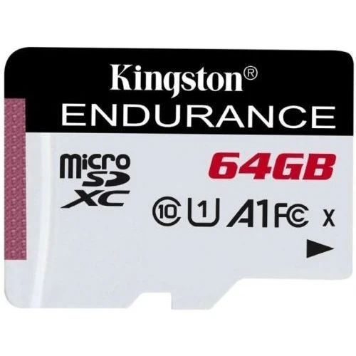 Карта памяти Kingston High Endurance MicroSD (SDCE/64GB), 64 Гб детальное изображение - 1