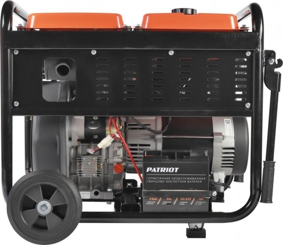 Генератор дизельный с воздушным охлаждением PATRIOT GRD 7500AW 472702275, открытый, 6.5 кВт, Черный детальное изображение - 4