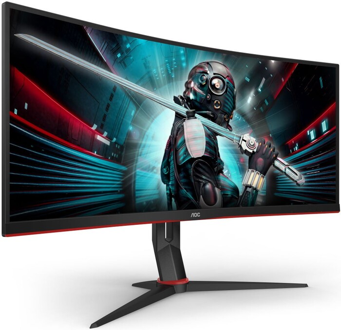 Монитор AOC CU34G2X, 34″, 3440x1440, 144 Гц, Черный №2