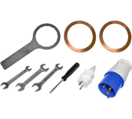 Генератор дизельный с воздушным охлаждением ТСС SDG 14000EHA 100139, открытый, 12 кВт, Синий детальное изображение - 4