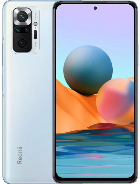 Смартфон Xiaomi Redmi Note 10 Pro 128 ГБ, Голубой лед, Dual nano SIM детальное изображение - 1