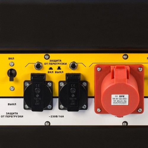 Генератор бензиновый Denzel PS 80 E-3 946954, 6 кВт, Желтый детальное изображение - 10