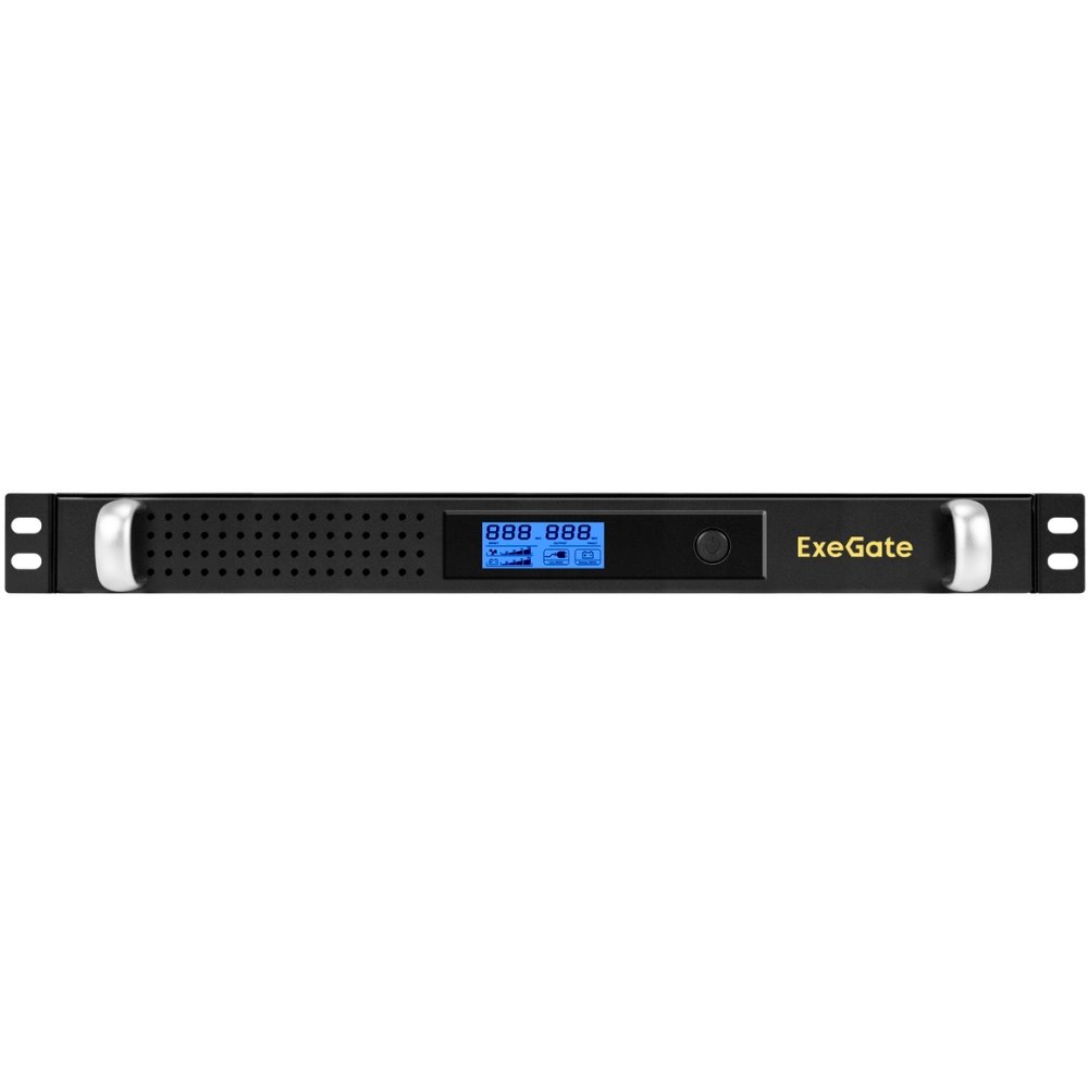 ИБП ExeGate 1U ServerRM UNL-1200.LCD.AVR.8C13.RJ.USB.1U детальное изображение - 2