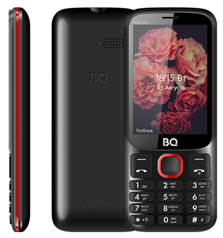 Мобильный телефон BQ 3590 Step XXL+, 64 Мб, Черный/Красный, Dual mini-SIM детальное изображение - 2