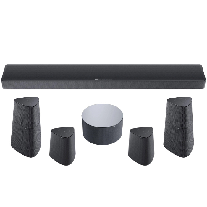 Домашний кинотеатр Loewe klang Bar5 mr + klang mr1 + klang mr3, Черный №1