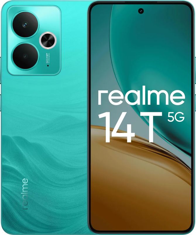 Realme 14T 5G 12/256 Гб Зеленый, Dual nano SIM детальное изображение - 1