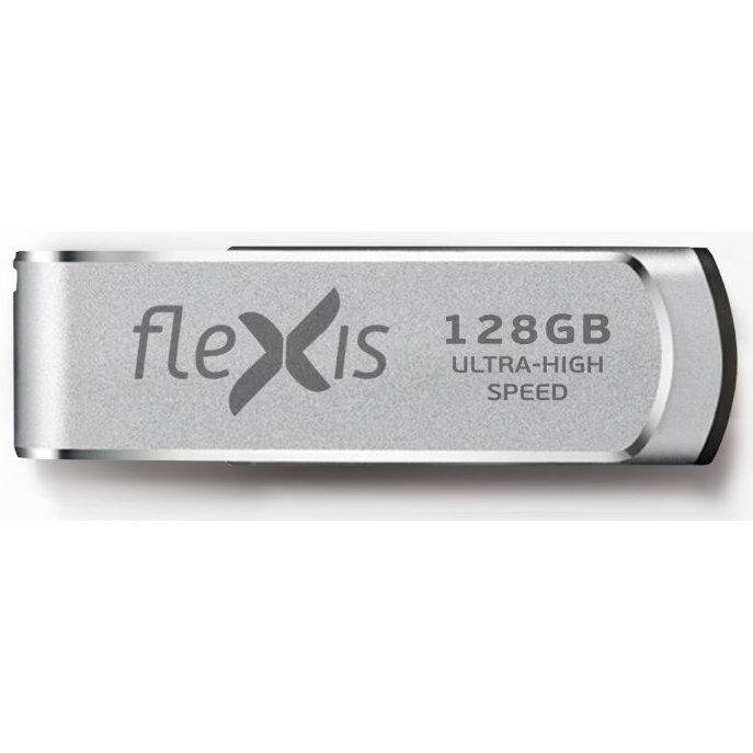 USB Flash накопитель Flexis RS-105U 128 ГБ, серебряный детальное изображение - 1