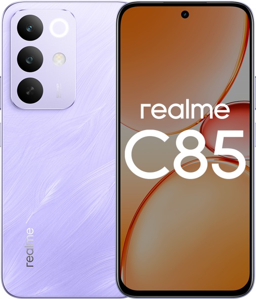Смартфон Realme C85 4/128 Гб, Фиолетовый, Dual nano-SIM детальное изображение - 1